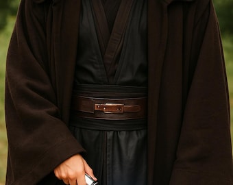Handgemaakt Jedi Knight-cosplaykostuum - op Galactic Warrior geïnspireerde outfit