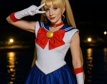 Handmade Sailor Moon Cosplay Costume – Anime Outfit, Wig and Accessories