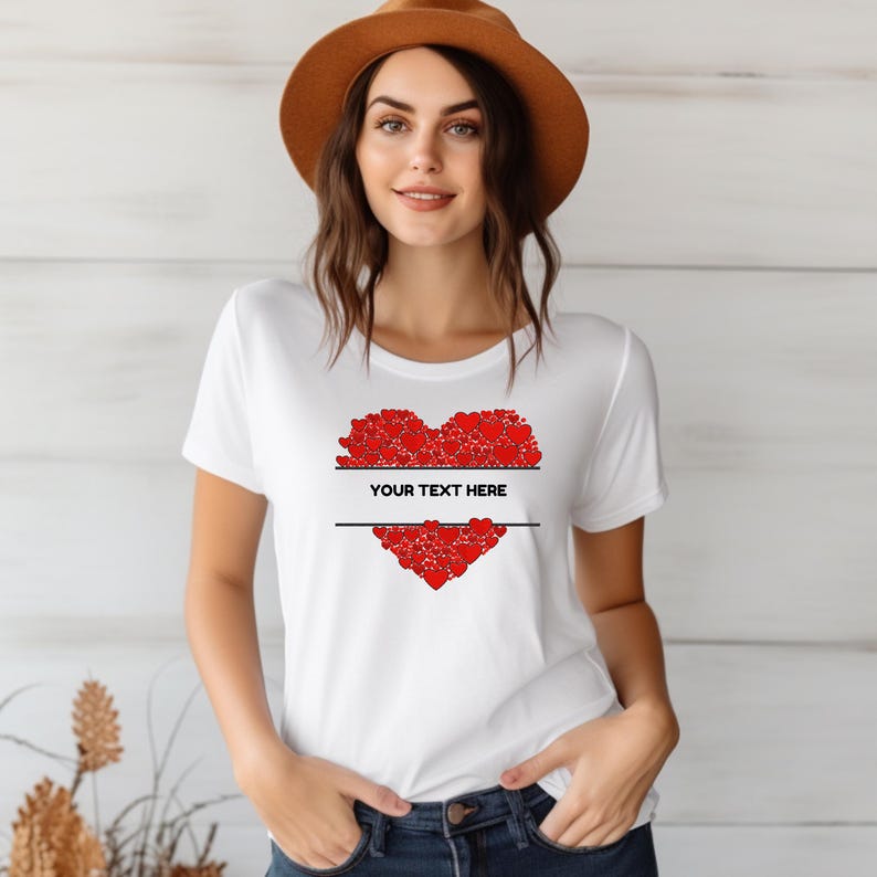 Heart Fill Embroidery Design – Custom Text Area – 11 Sizes – Digital ...