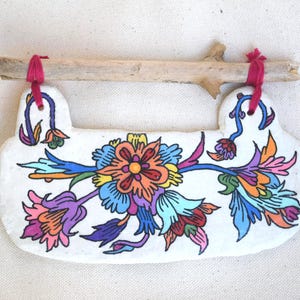 Hand-Painted  Paper Mache Wall Decor