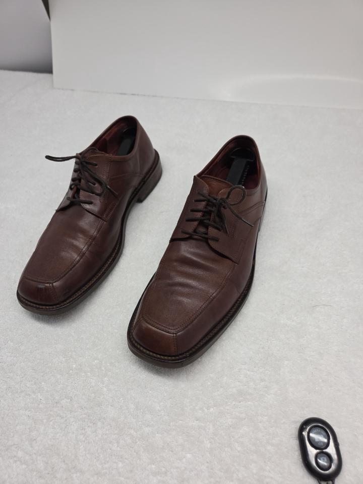 Bachrach Italian Leather Oxford Loafers | Men display picture 1