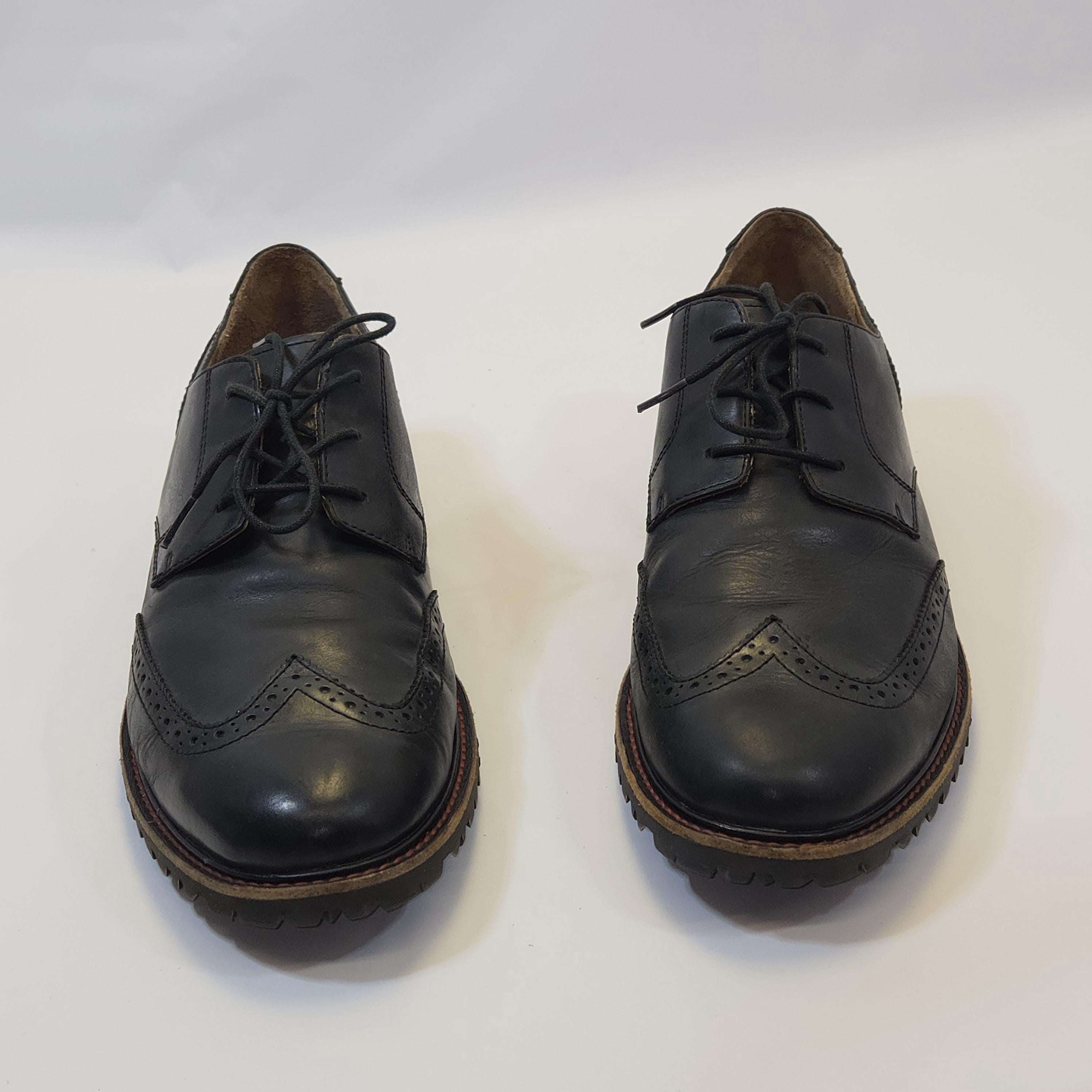 Sebago Brattle II Smooth Black Leather Wingtip Oxford Mens Shoes Size 10D A continuation of our SS26 Sebago Editorial from inside the  main image 2