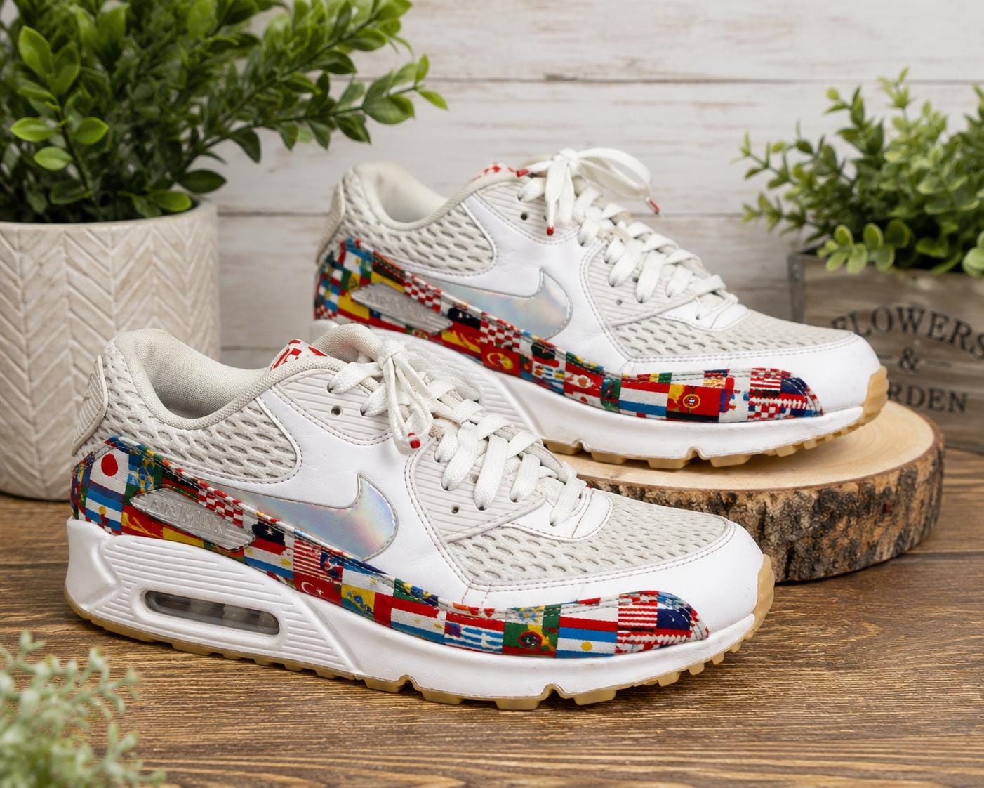 ★レア★NIKE（ナイキ） 9 27cm 白/金 90s ツートン　ヴィンテージ Nike 90s shoes - Etsy 日本