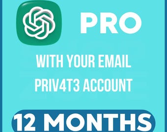 ChatGPT Pro 12 Months - Private Account (Global)