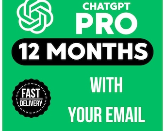 ChatGPT Pro | GPT-5.4 | Codex | 12 mois | Compte 100 % privé