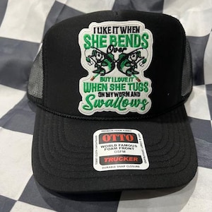 I like it when she bends but I love it when Patched OTTO Trucker Hat