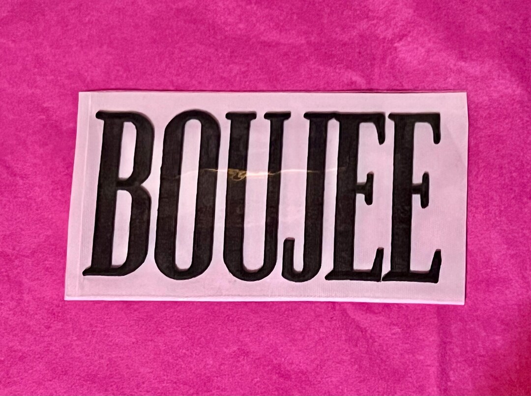 BOUJEE Word Iron on Patch - Etsy