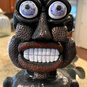 Benny, OOAK doll, OOAK sculpture, Art doll, Art sculpture, clay figurine, clay doll, clay sculpture, Horror doll, scary sculpture, creepy