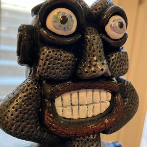 Gary, OOAK statue, OOAK doll, OOAK sculpture, handmade clay doll, handmade art, sculpture, doll, creepy art, home decor, clay statue, art