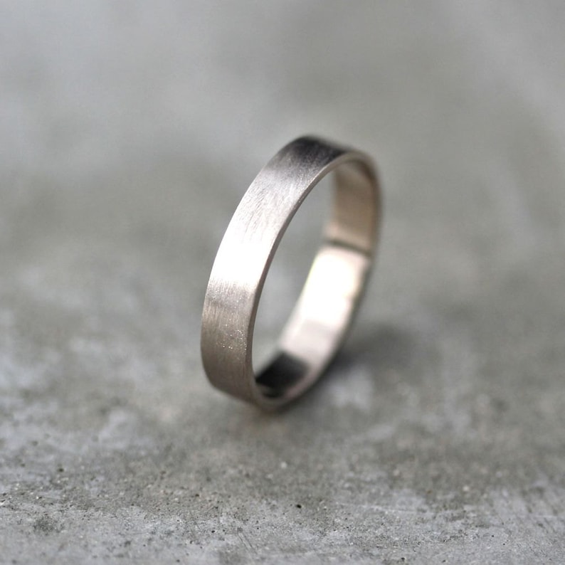 etsy mens gold wedding bands