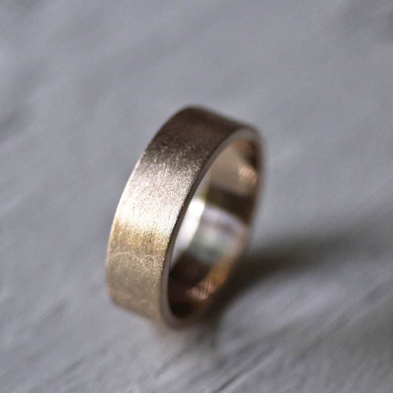 etsy mens gold wedding bands