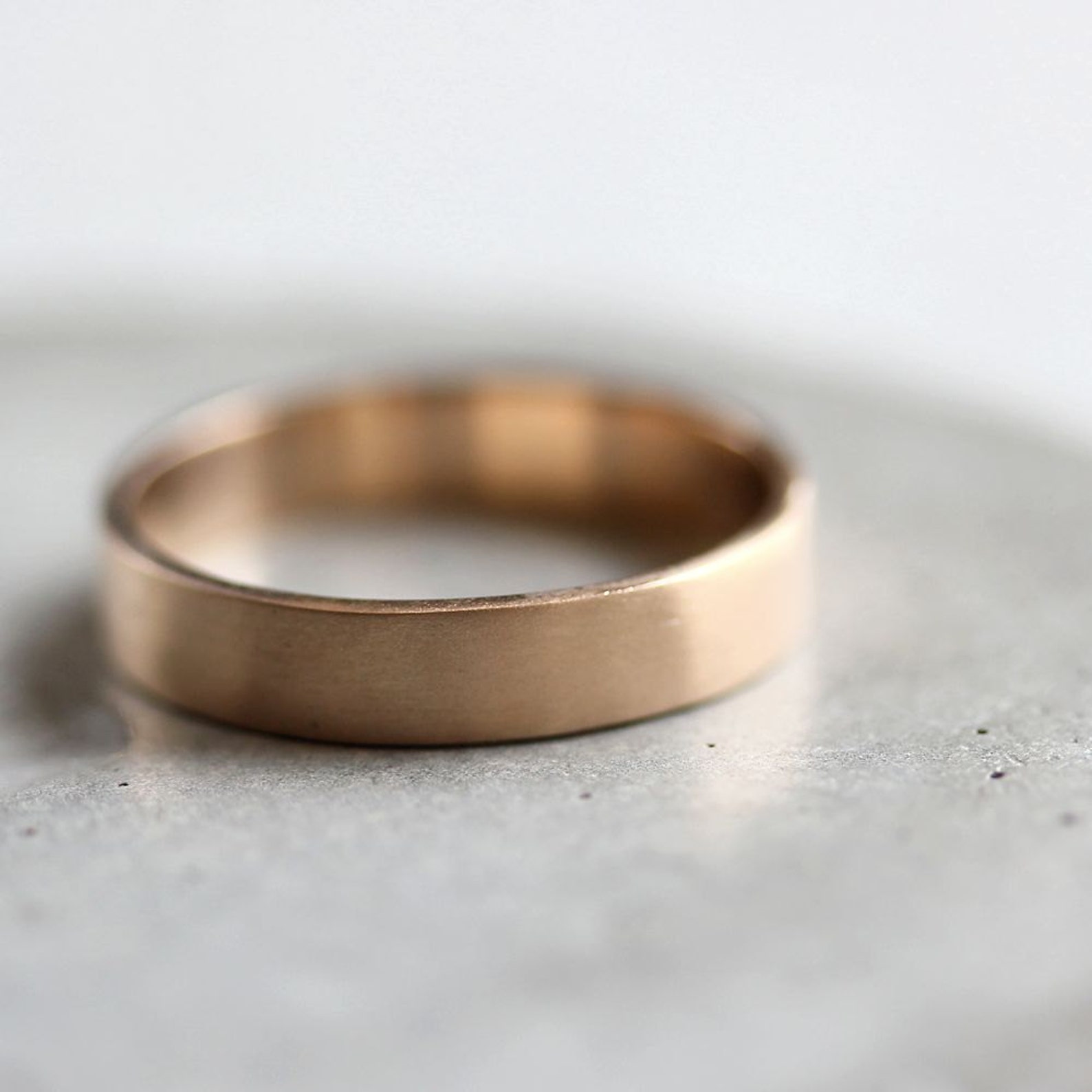 etsy mens gold wedding bands