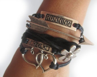 runners motivational bracelets