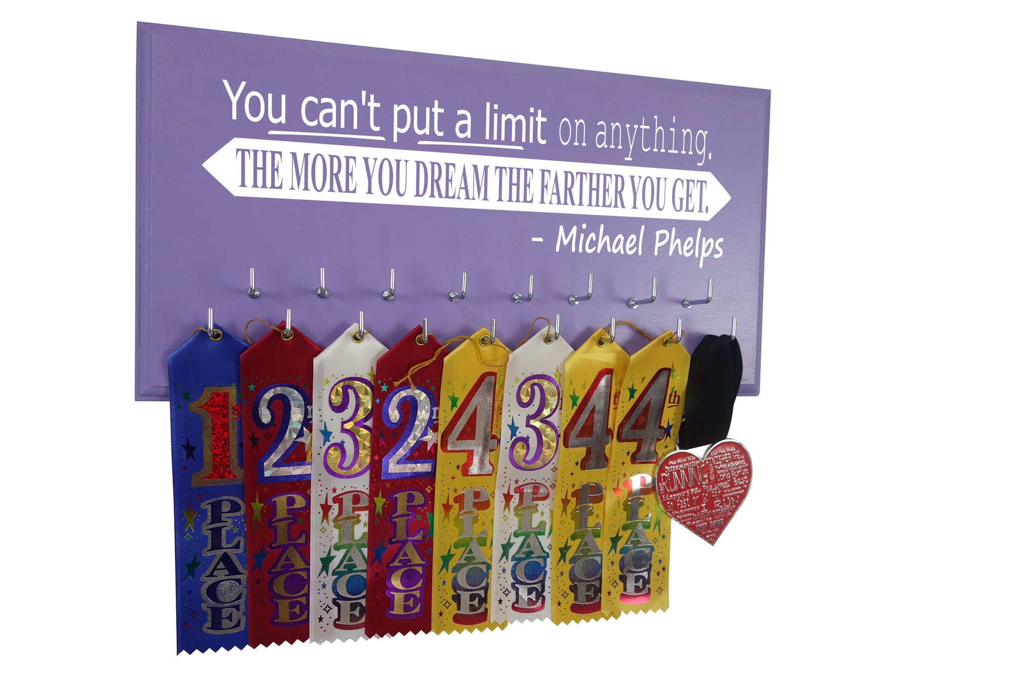 Swimming Awards Ribbons Holder Swim Team Gift Simmer Etsy