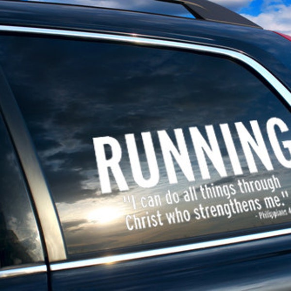 marathon mom, running bumper sticker