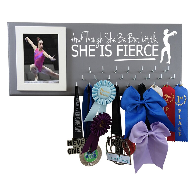 Gymnastics medal display Holder for awards and ribbons Medal Etsy