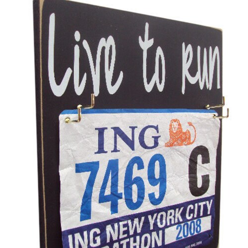 Live to run: Show your Race Bibs with a Difference