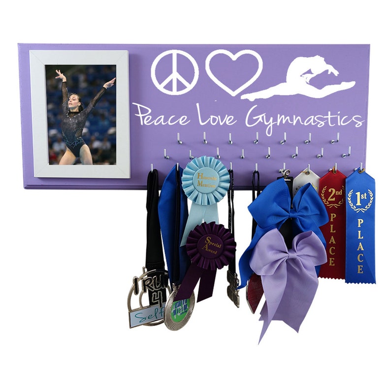 Gymnastics Medal Holder Gymnastics Ribbon Holder Gymnastics Etsy