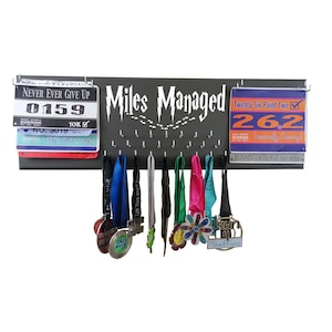 Marathon Medals Holder | Display Your Running Medals in Style | Miles Managed