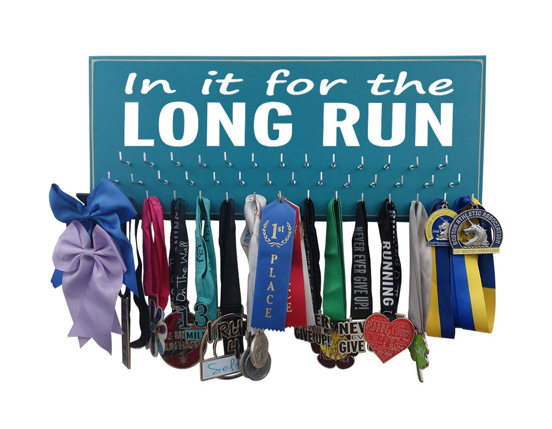 Running Medal Holder and Race Bib Holder RUNNING In it for Etsy