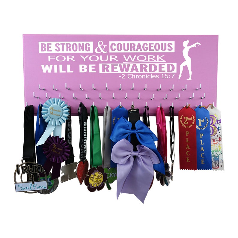 Gymnastics Medal Holder Gymnast Gift Ribbons Hanger & Etsy