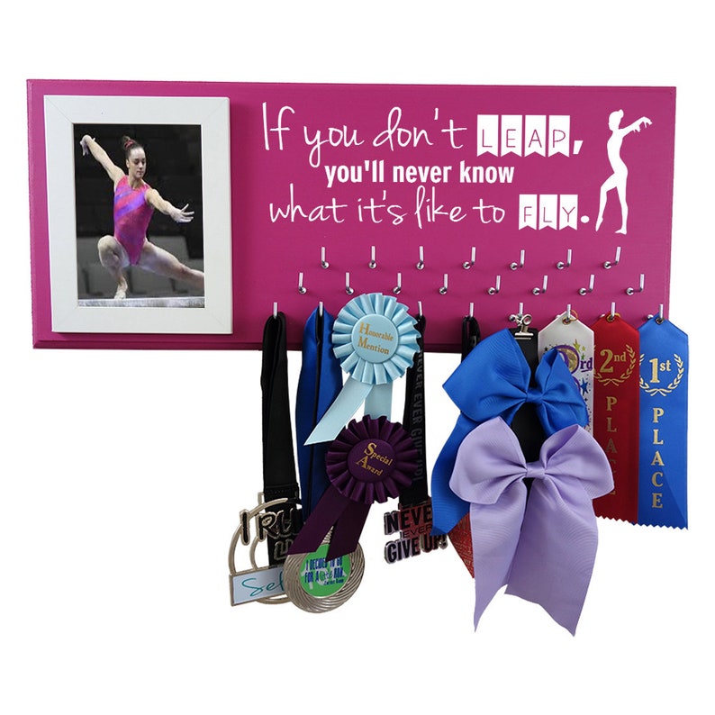 Gymnastics Medal Holder Hanger for Ribbons Awards Display Etsy