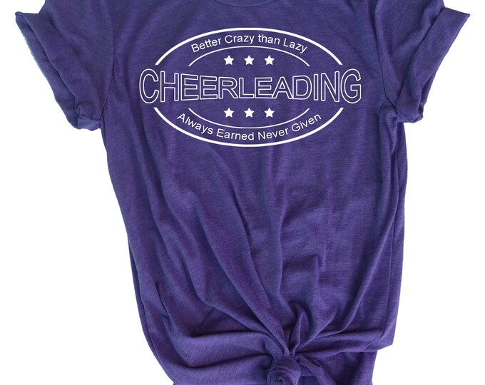 Cheerleading shirt - Tee for girls and mom - Everyday Cheerleading team t-shirt - Perfect gift idea for all player