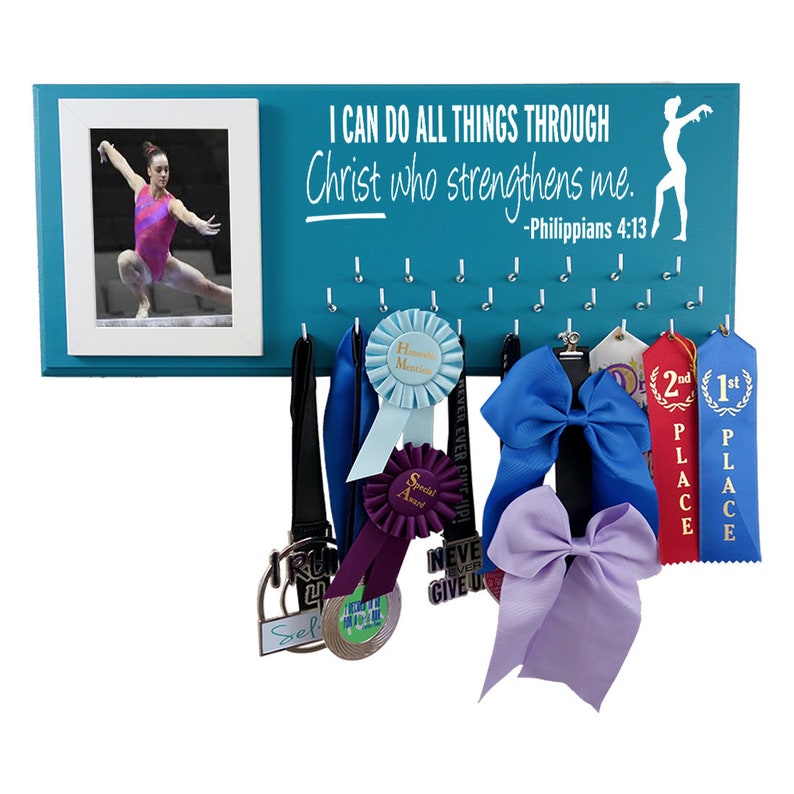 Gymnastics Award Holder Ribbon Hanger Medal Display Rack for Etsy