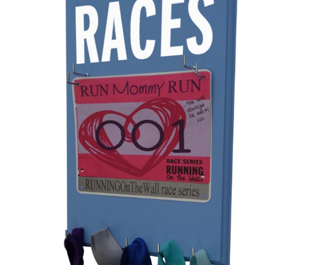 This Running Race Bib Holder offer a perfect Race Bib and medal Displays