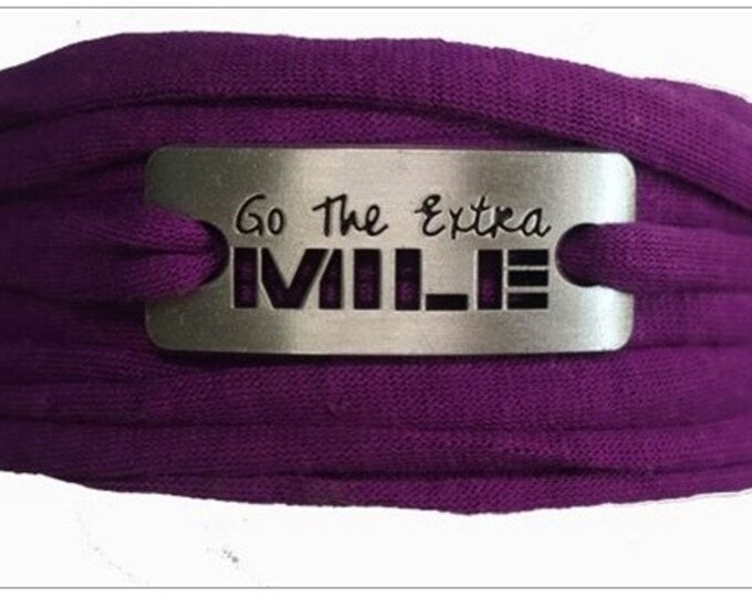 Running Bracelet, Sweat away Bracelet, sport bracelet - Go the extra MILE