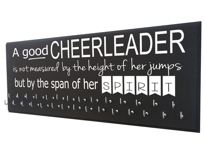 Cheerleader gifts, Personalized cheerleader gifts, Cheerleading medal holder, Cheer medal holder, Cheerleader bows hanger & display rack