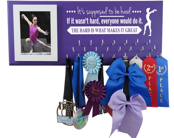 Gymnastics medal holder, Gymnastics gifts, gymnast gift, gifts for gymnast, Gymnastics birthday, Gymnastics medal, Gymnastics medals