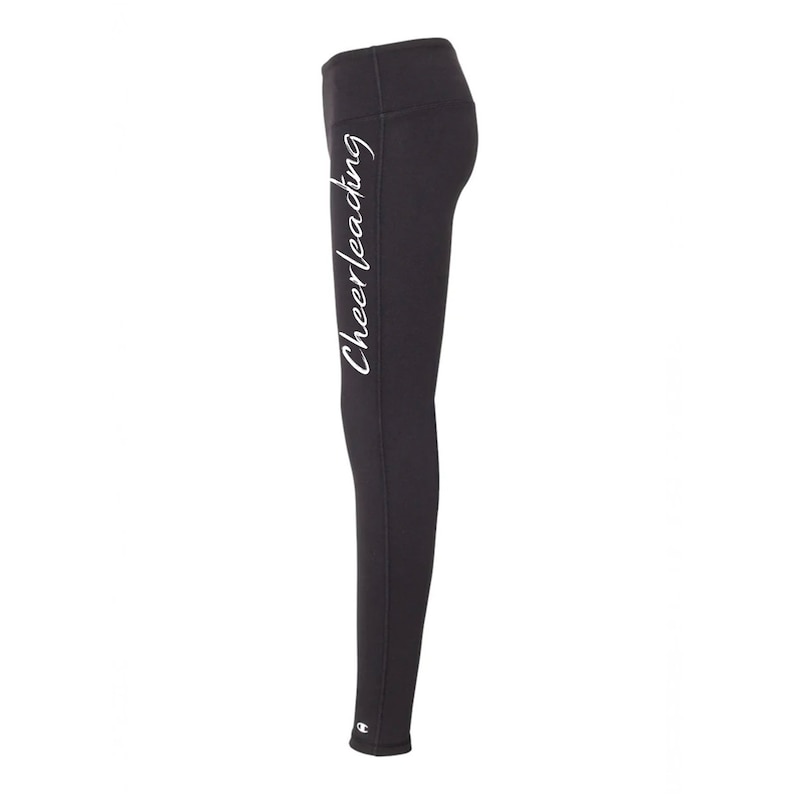 Cheerleading Legging Black Tights for Cheerleaders Etsy