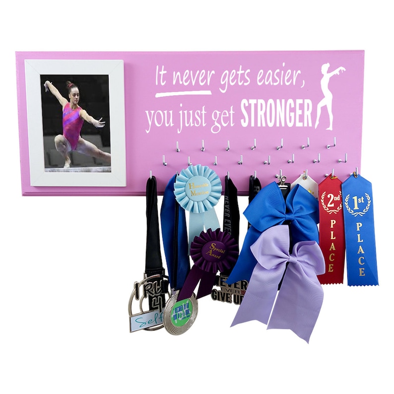 Gymnastics Medal Holder Gymnastics Gifts Gymnast Gift It Etsy