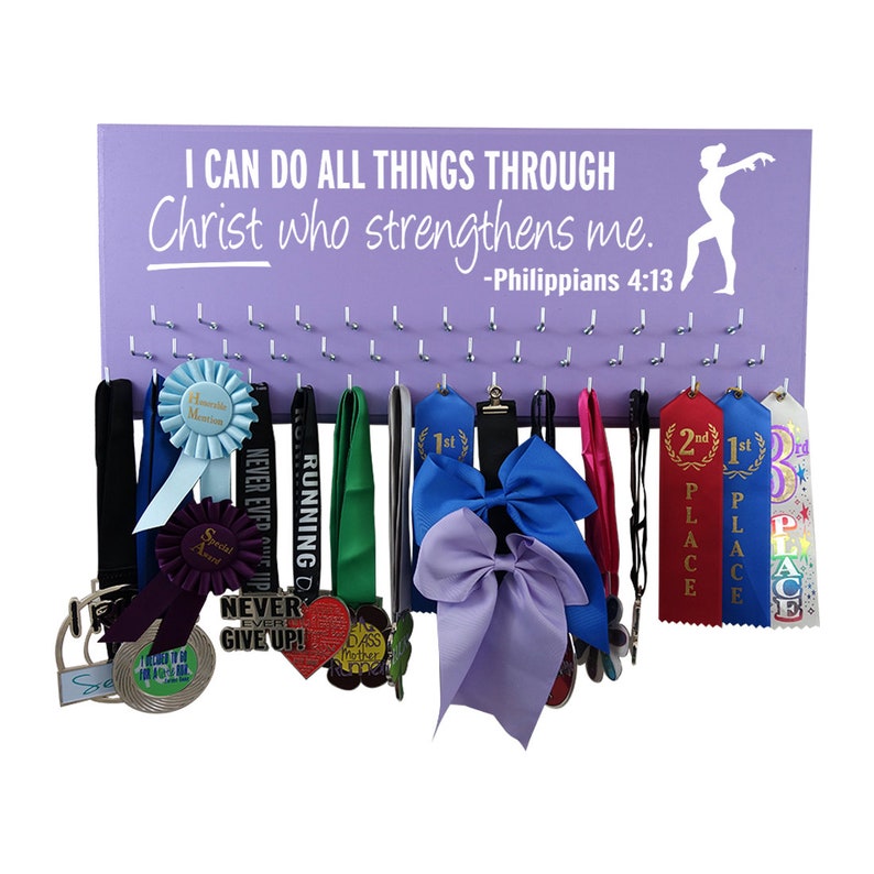 Gymnastics Award Holder Ribbon Hanger Medal Display Rack for Etsy