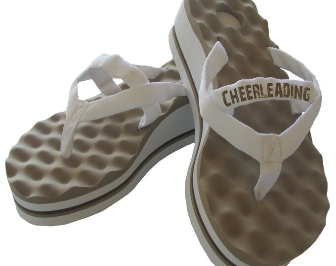 Cheerleading Post-train recovery sandals with high arch and reflexology massaging flip-flops for Cheerleaders