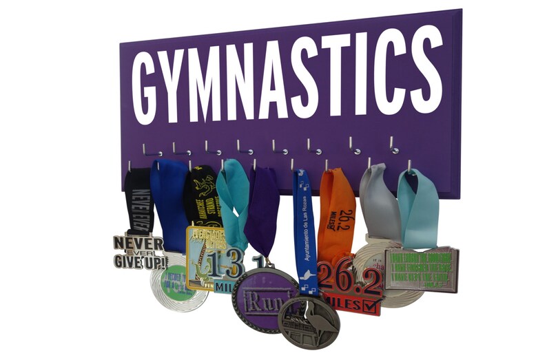 Gymnastics Awards Holder Ribbons Hanger Medal Display Rack Etsy