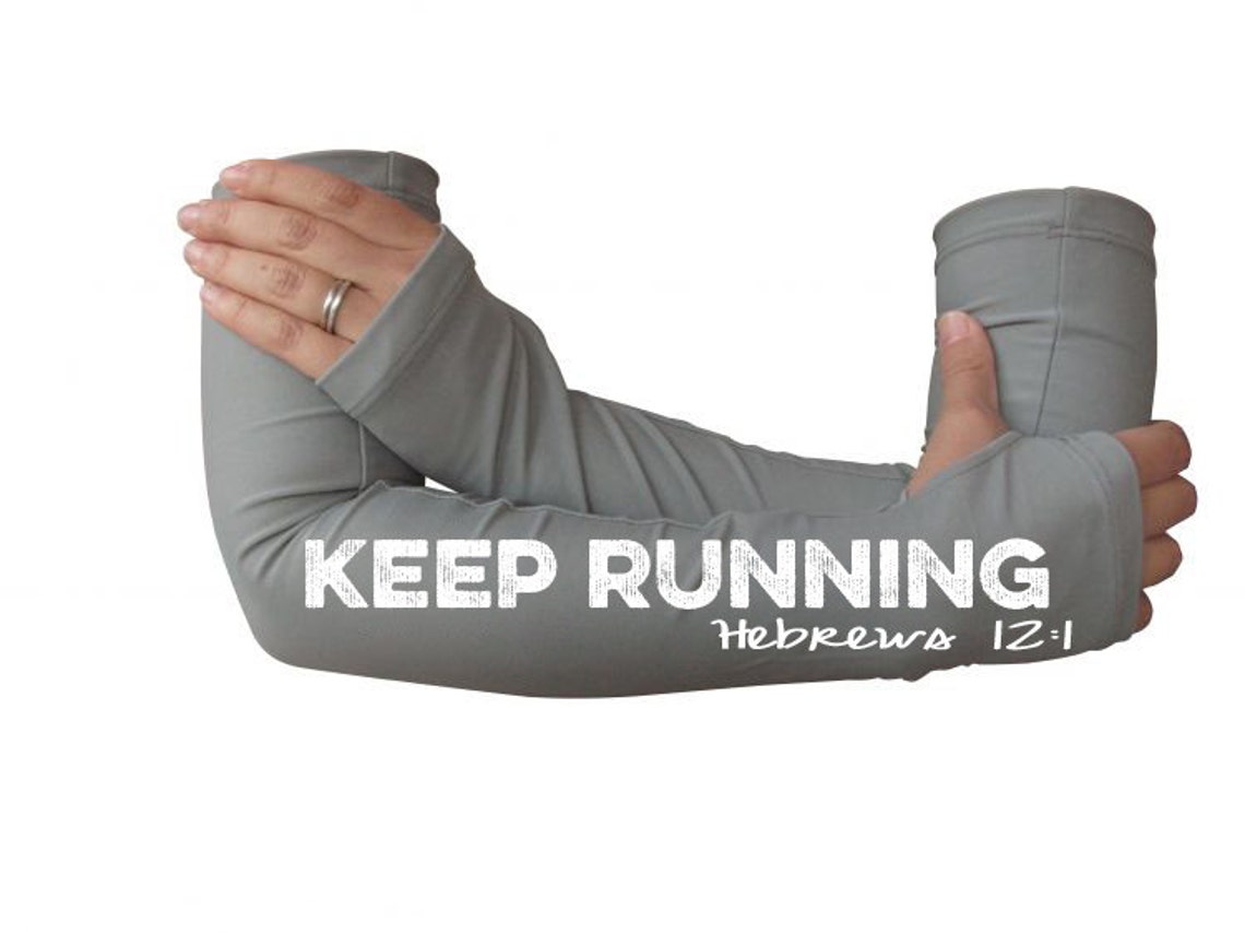 Arm warmers for running Keep running Arm warmer Etsy
