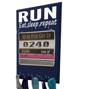 Run, eat, sleep, repeat: running bibs holder image 1