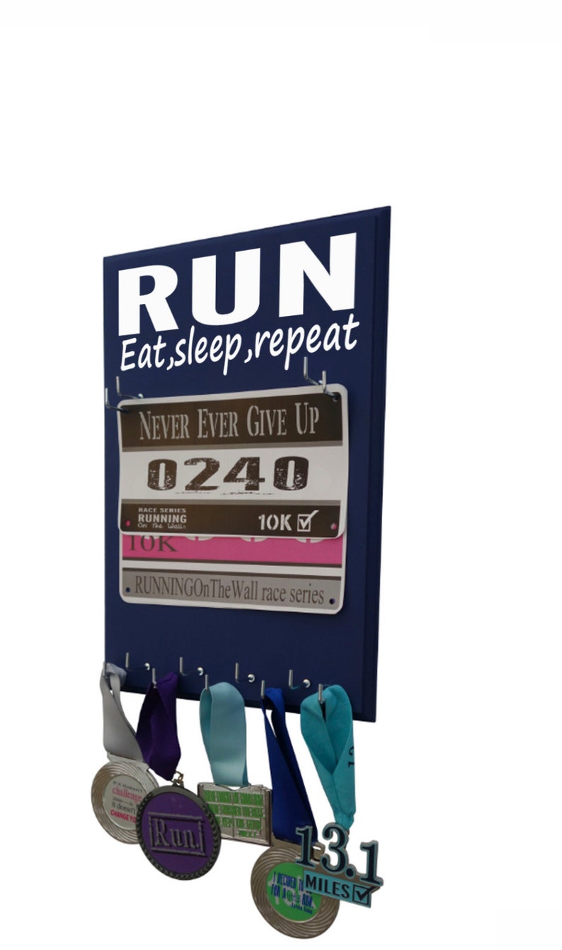 Run, eat, sleep, repeat: running bibs holder image 1