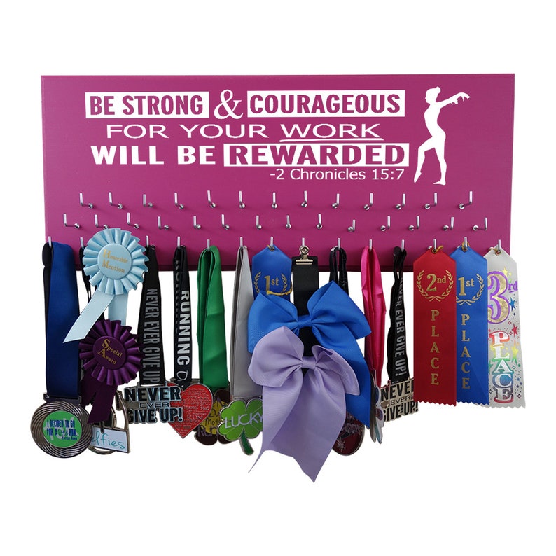 Gymnastics Medal Holder Gymnast Gift Ribbons Hanger & Etsy