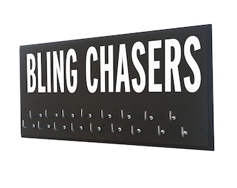 running medals hanger : unique medals hanger For the bling chasers out there running 5k, 10k, half and full marathon