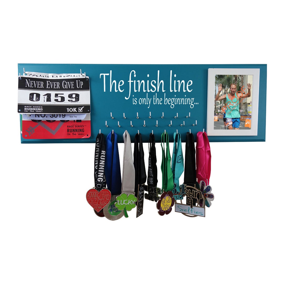 Running Medal Holder Race Bib Hanger Half Marathoner Gifts Etsy