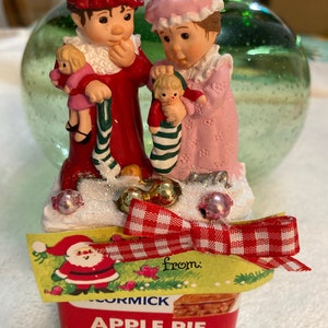 Vintage Christmas Spice Tin Assemblage
