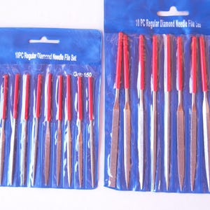 Diamond 10-pc. Needle File OR Mini File Assortment