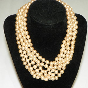 16&quot; Simulated Pearl Necklace--Set of (6)