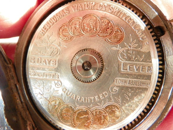 Antique 8-Day "Hebdomas" Pocket Watch - image 3