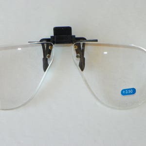 Dual Glass Lens Magnifying CLIP ON MAGNIFIER 3.3x 5x 16.5x