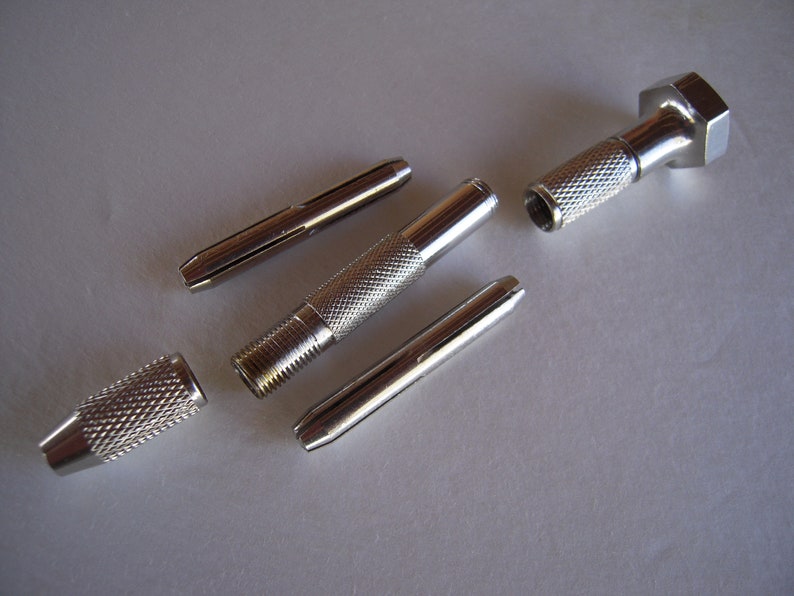 Swivel Head Pin Vise With 4 Collets Etsy
