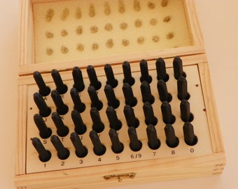 Letter and Number Stamp Set (Choose 3 mm., 2 mm., 1.5 mm.)